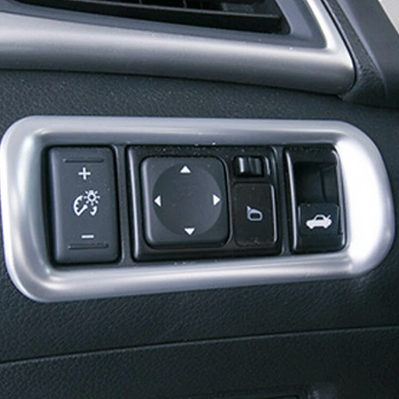 

For Nissan Sentra 2016 2017 2018 ABS Matte Car left middle control box decoration Cover trim car styling Accessories 1pcs