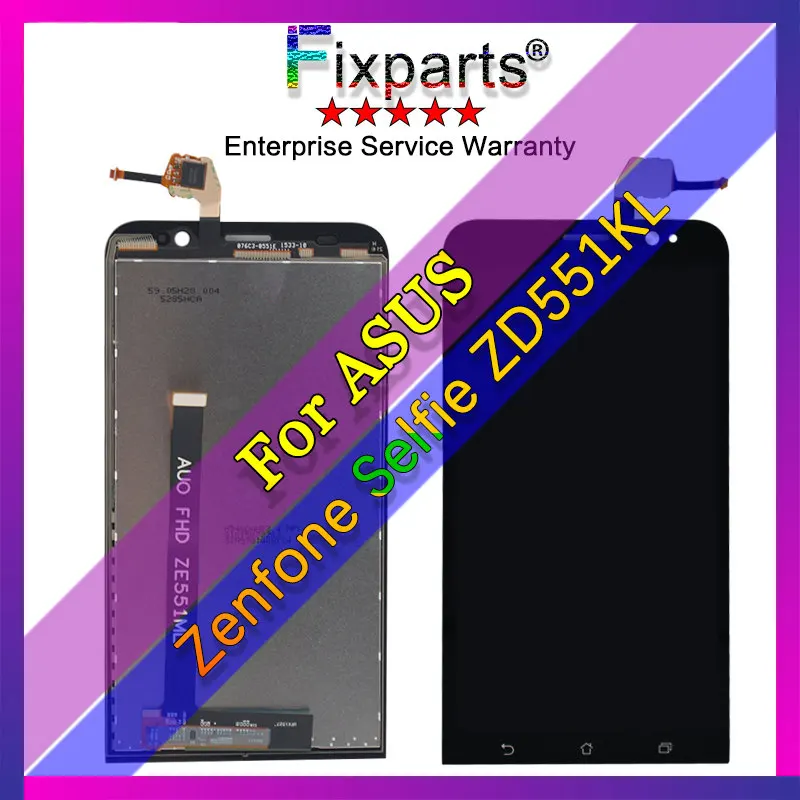 

ORIGINAL 5.5'' LCD For ASUS Zenfone 2 ZE551ML Display LCD Touch Screen Digitizer ZE551ML LCD Replacement Z00AD