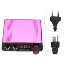 2 типа профессиональная миниатюрная тату-машинка Электропитание для тату-машины ножная педаль мини Татуировка Электропитание постоянный макияж