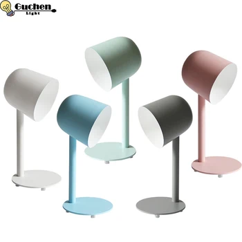 

Eye Protect LED Table Lamp Study Desk Light office bedside kid room night light bedroom circular Color reading writing decorate