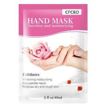 

efero 1/2pair Moisturizing Hand Mask Smoothing Whitening Hand Gloves Anti-Aging and Moisturizing Gloves Hand Patch Hand Care