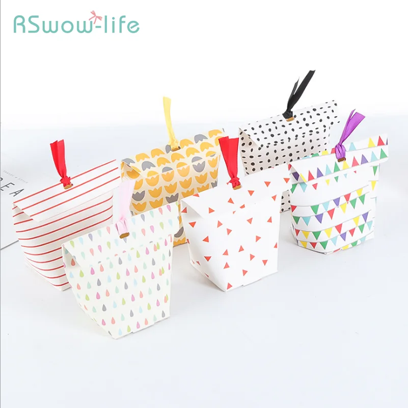 

Creative Cute Cartoon Gift Box Ship Type Box Color Candy Box For Birthday Party Friends Party Candy Food Packaging
