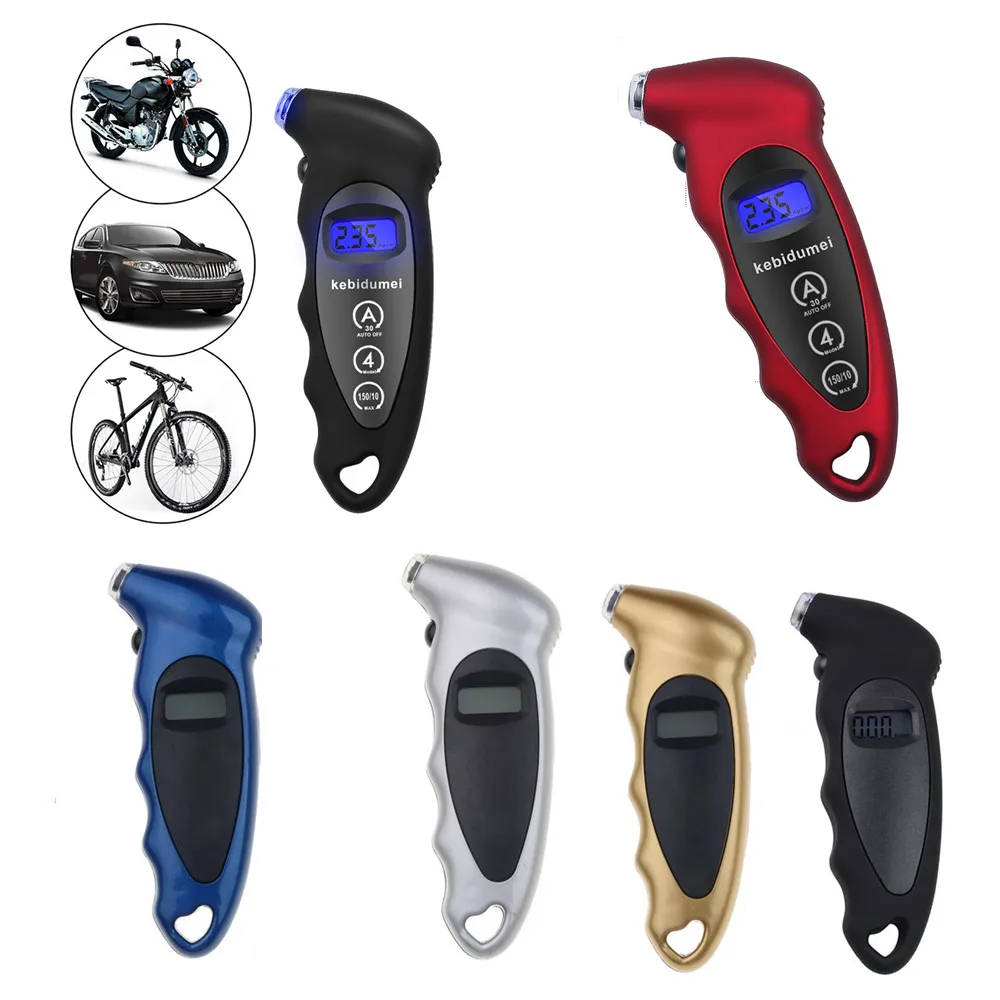 

Sikeo Tire pressure gauge 0-150 PSI Backlight High-precision digital tire pressure monitoring car tire pressure gauge