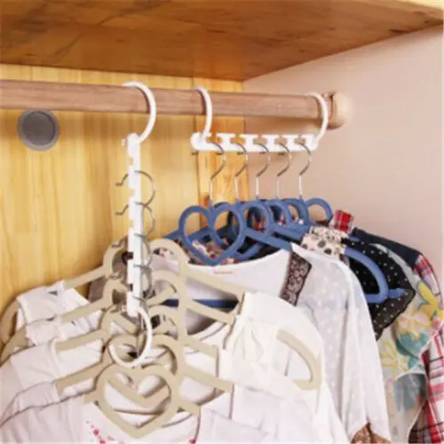 8 шт. Wonder Closet Organizer Space Saver Волшебная вешалка для одежды крючок для одежды