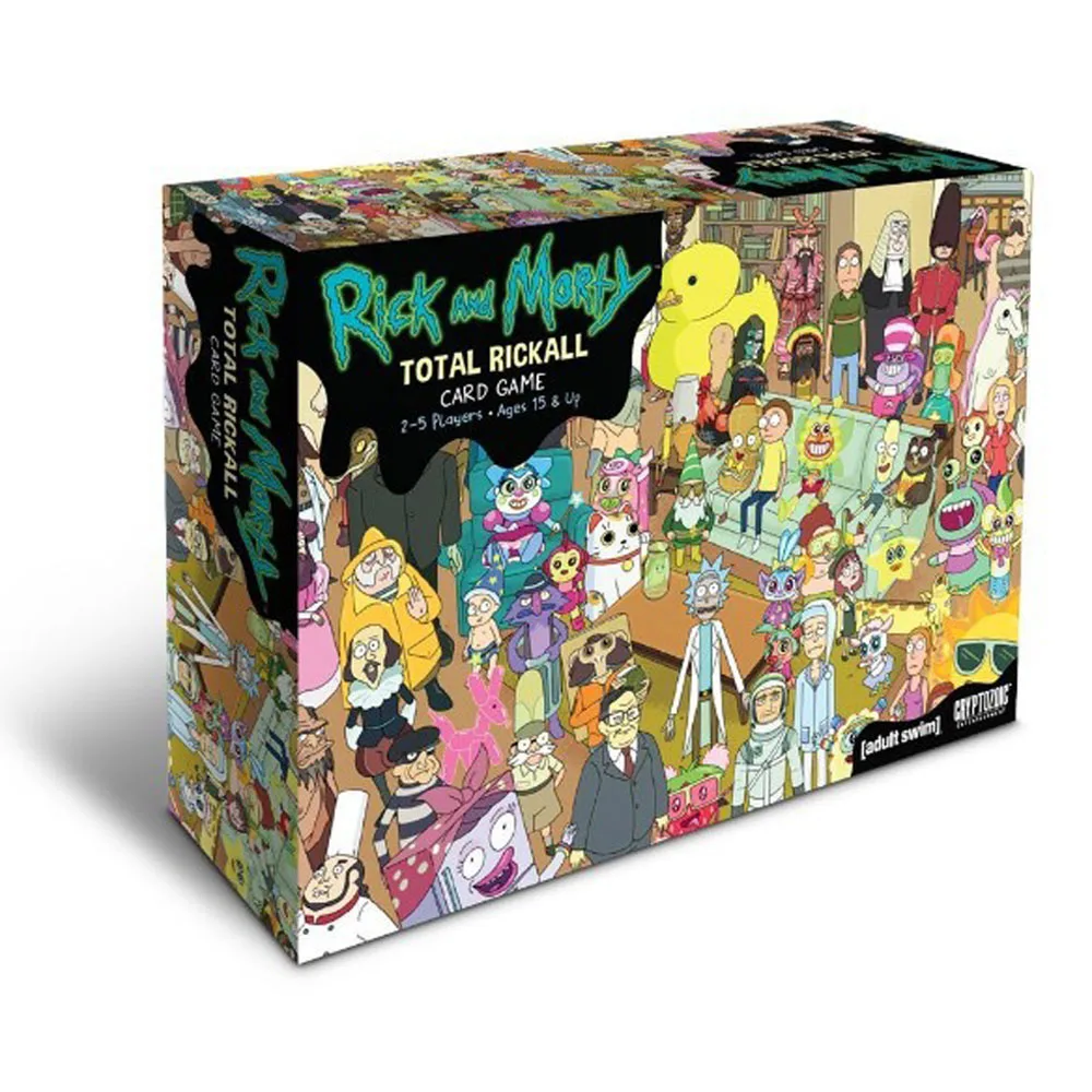 Comprar Rick Y Morty juego Total Rickall juego de cartas colección Rick Y Morty Yuego para diversión con caja