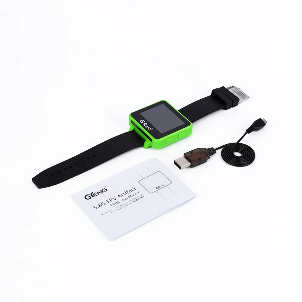 

1pcs GTeng T909 FPV Watch Receiver 5.8Ghz 32 Ch Real-time video for quad and drone