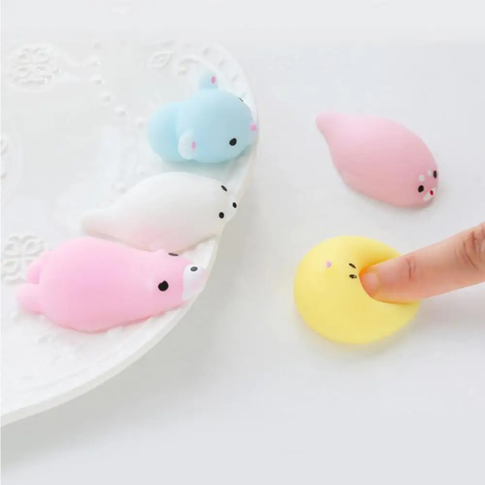 Mochi мини игрушки для мягких животных, случайная игрушка для коллекции подарок, бутафория для украшения или снятия стресса игрушки для