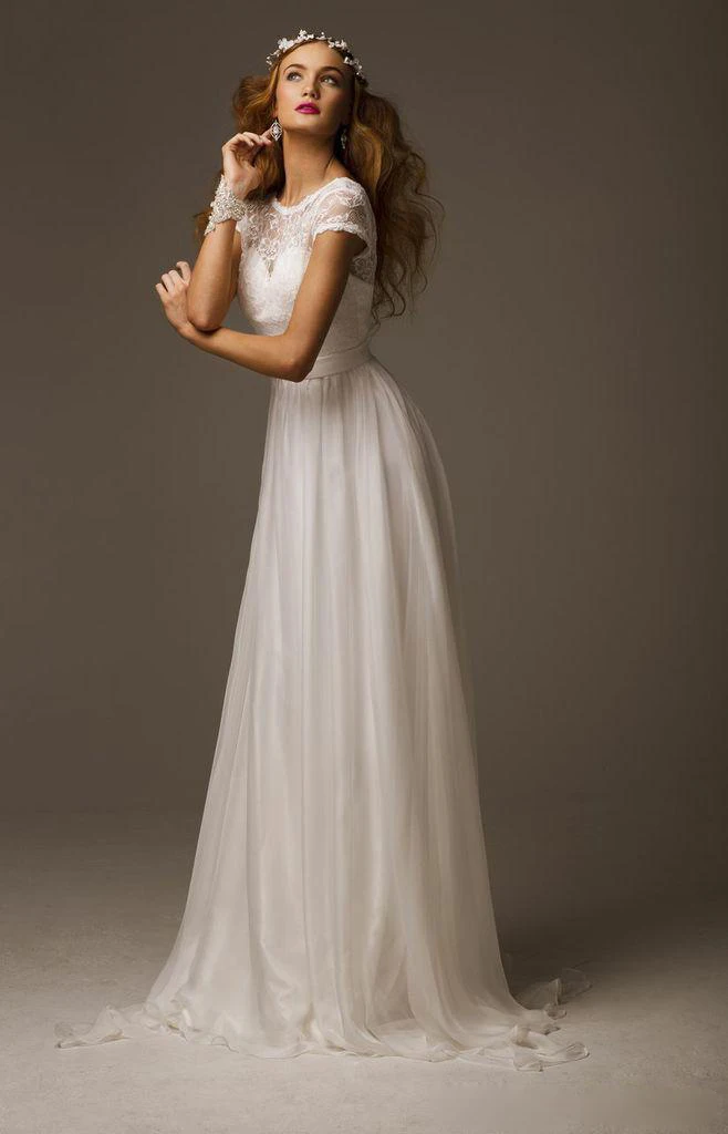short-sleeves-2014-cheap-sheer-backless-chiffon