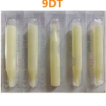 UPTATSUPPLY 9DT 50 шт./партия алмазные Одноразовые Белые пластиковые наконечники со стерильной пластиковой татуировкой для тату-машины