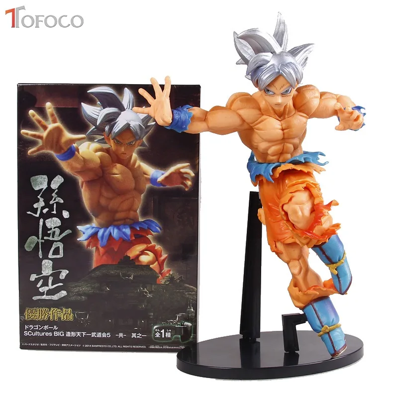 TOFOCO 23 см Оригинальная фигурка Banpresto Gogeta Ssj Goku Vegeta Com Dragon Ball Z Супер модель