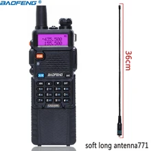 BaoFeng UV-5R 5 Вт 3800 мАч длинный литий-ионный аккумулятор двухдиапазонный 136-174 и 400-520 МГц Ham CB двухстороннее Радио рация передатчик UV5R