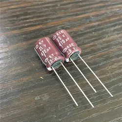 100 шт. 470 мкФ 25 в NIPPON NCC KY KZE серии 10x16 мм низкая ESR 25V470uF алюминиевый электролитический конденсатор