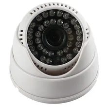 Top 10 800TVL Segurança 1/4 CMOS IR Dome CCTV Sistema de Câmera Com o Invólucro De Plástico preço Barato Produto de Vigilância