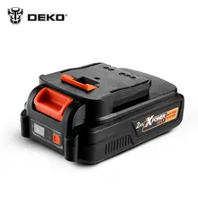 DEKO 20V MAX 2000/4000mAh литий-ионный аккумулятор для GBD20DU2/GBD20DU3/GBW20DU2 Аккумуляторный сверлильный ключ