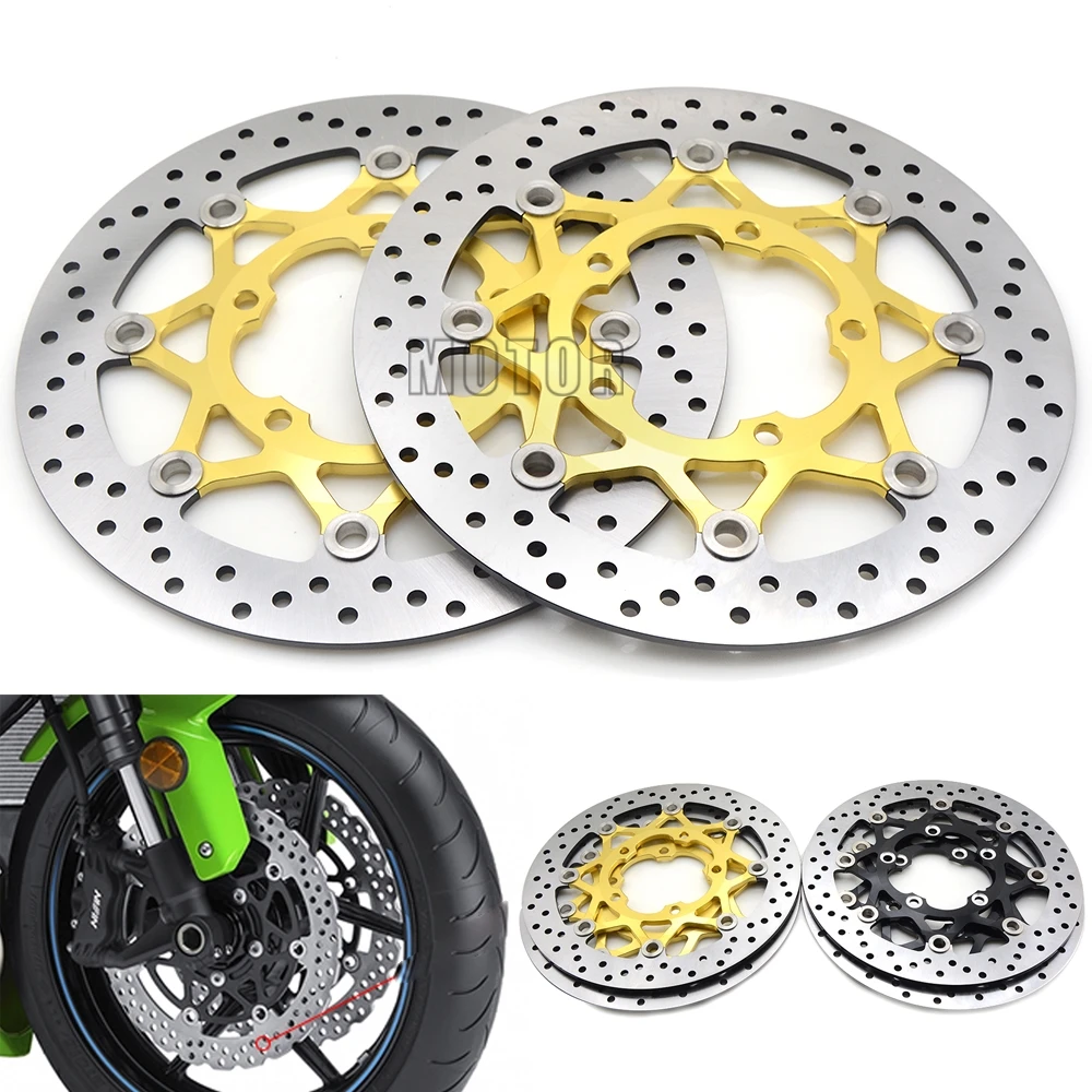 2 шт. для Suzuki GSXR600/GSXR750 06-10 GSXR1000 K5 05-06 Мотоцикл Передние тормозные диски роторы GSX600R GSX750R GSX1000R GSXR GSX R