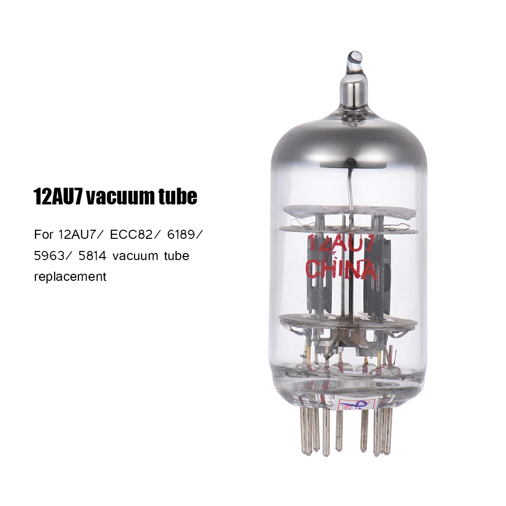 

12AU7 Preamp Electron Vacuum Tube 9-pin Dual Triode for ECC82 6189 5963 5814 Tube Replacement