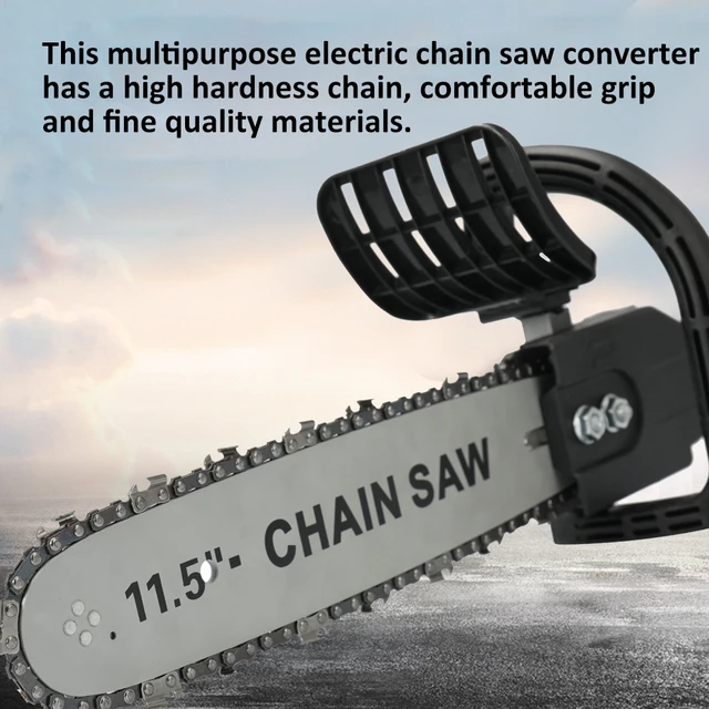 Household DIY Electric Saw Electric Chain Saw Stand Chainsaw Converter Industrial Polisher Modified For Woodworking Power Tool