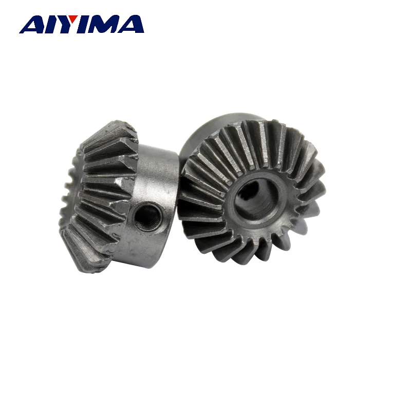Engranaje cónico de Metal AIYIMA 2 piezas 6mm 1 módulo 20 dientes con orificio interior 6mm Unidad de 90 grados conmutación Engranaje cónico de Metal AIYIMA 2 piezas 6mm 1 módulo 20 dientes con orificio interior 6mm Unidad de 90 grados conmutación