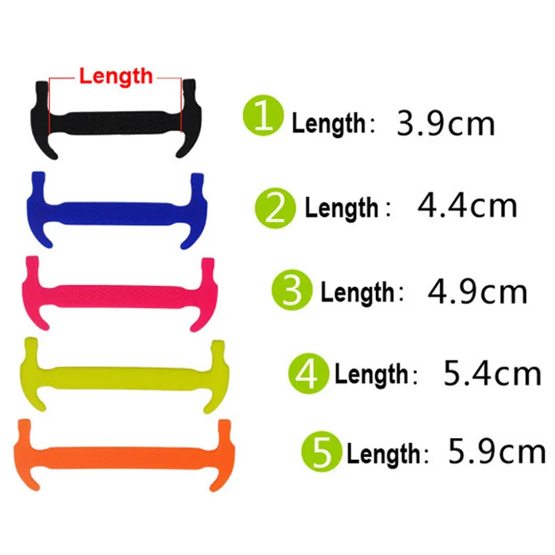 JUP 1 Bag/10 Roots Shoelaces Novelty No Tie Shoelaces Unisex Elastic Silicone Shoe Laces Child Girl Men Women Sneakers Fit Strap