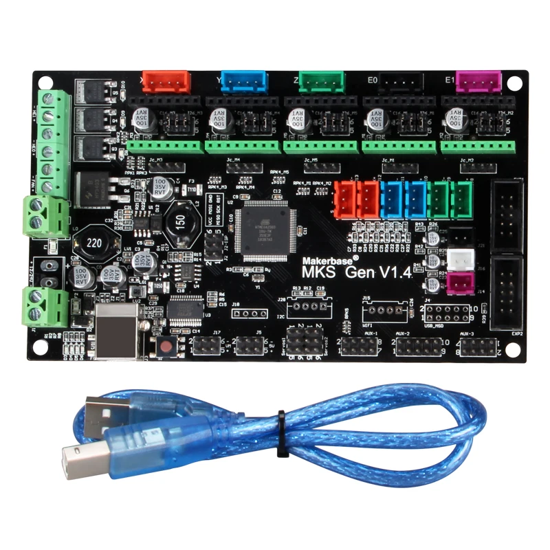 Плата управления для 3D-принтера MKS Gen V1.4 плата Mega 2560 R3 материнская RepRap Ramps 1 4