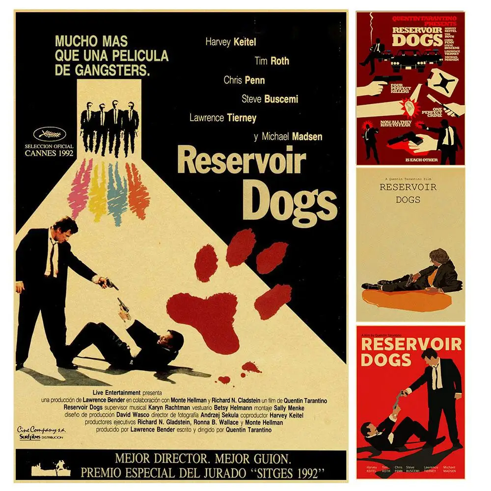 

Quentin Tarantino MOVIE Reservoir Dog Retro Poster Vintage poster High quality Printing Drawing core Decorative Painting