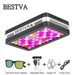 BestVA Elite 600 W 1200 W 2000 W led растет Бордовый полный спектр для парник, теплица для выращивания комнатных растений с/х Светодиодная лампа для