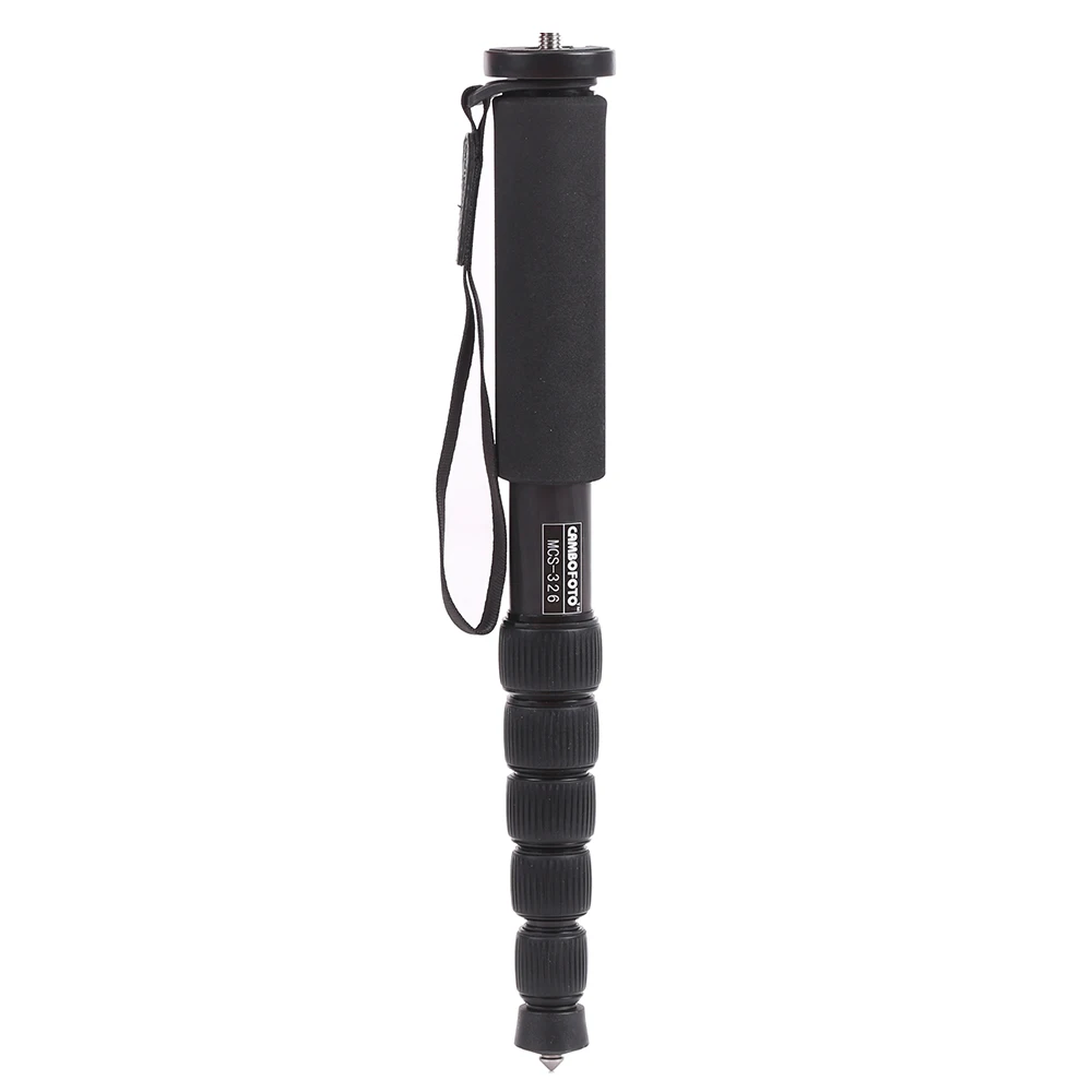 

MCS-326 6-section Lightweight Extendable Carbon Fiber Unipod Monopod Alpenstock Max. Load 8kg / 17.6Lbs for Camera Camcorders DV