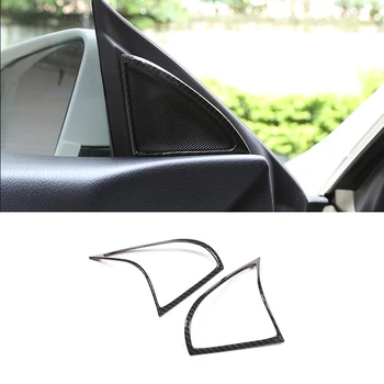

2pcs Carbon Fiber ABS Chrome Door Speaker Frame Trim For Mercedes Benz CLA 200 220 260 W117 C117 2015-2018