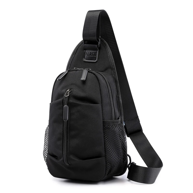 

Anti-theft Buckle Design High Capacity Chest Bag Men Crossbody Bag Suit For Pad Water Repellent Shoulder Bag Multi Compartments