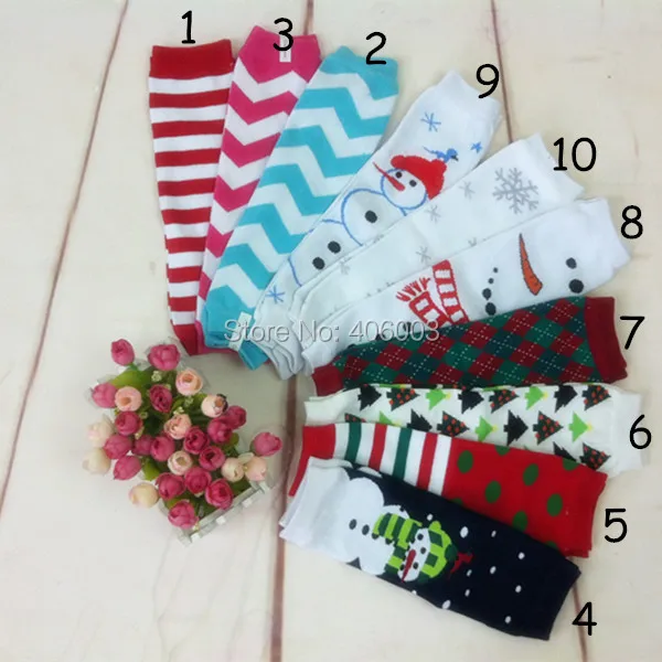2014 Christmas cotton leg warmers girl socks football leg warmers red