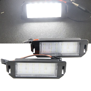 

1 Pair 6000K Car LED License Plate Lamp Lights For Hyundai I20, Veloster FS 11-15, XG 30 98-05 Terracan HP 01-06 Coupe GK 02-09