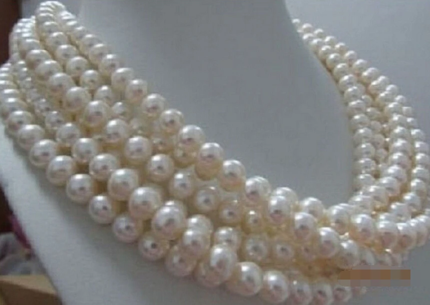 

06700 WHITE South Sea PEARL NECKLACE 80