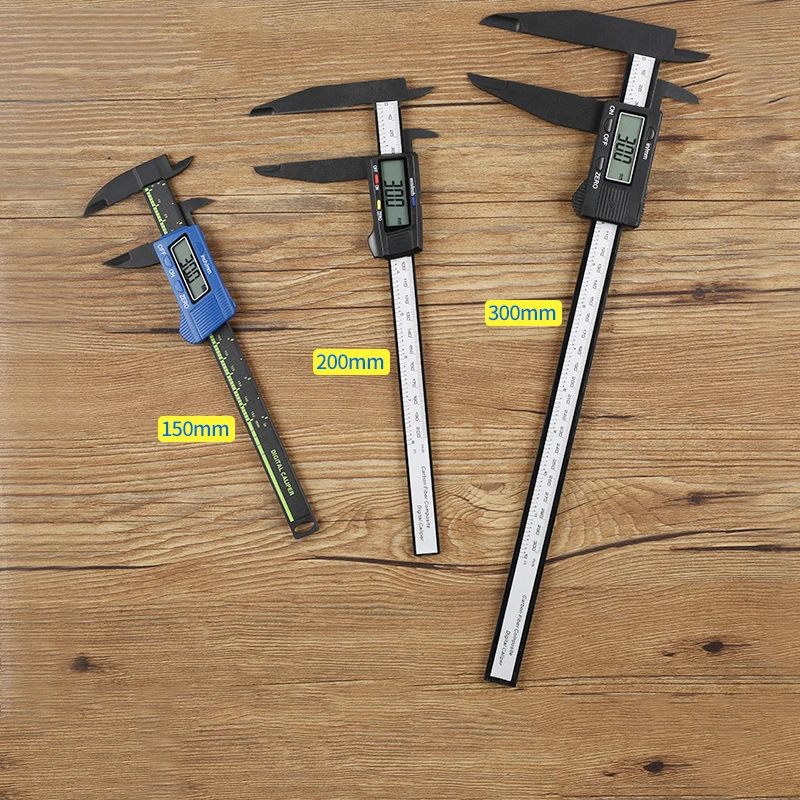 

Plastic Electronic Digital Vernier Caliper 100/150mm Jewellery Jade Measurement ruler