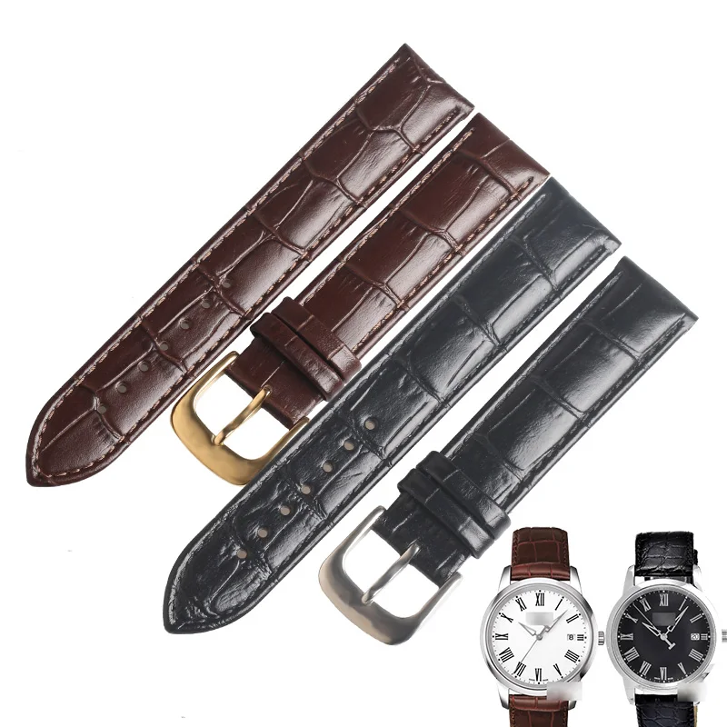 Ремешок WENTULA для часов TISSOT CLASSIC DREAM T033.410 браслет из телячьей кожи мужской