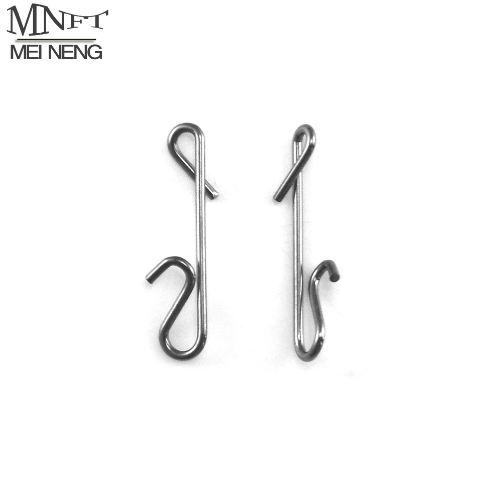 MNFT 50 قطعة/الحزمة جديلة Knotless موصلات خيط صنارة الصيد سلك موصل الصيد برميل دوار التبعي Pesca معالجة أداة إغراء كيت