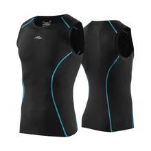 Lixada быстросохнущая Мужская компрессионная Спортивная майка для бега, майка без рукавов, майка для баскетбола, футбола, тренировочная майка, Мужская футболка для спортзала