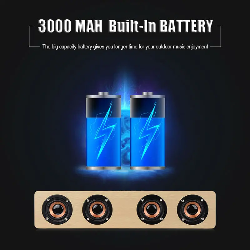 SUNNYLINK HIFI 12 Вт мощная BLUETOOTH колонка беспроводной сабвуфер мини звуковая панель