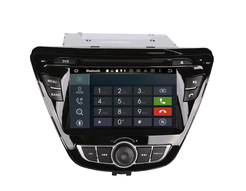 Best 7inch double din android 9.0 car dvd player for hyundai ELANTRA AVANTE 2014 2015 car audio player GPS navigation wifi 4g 5