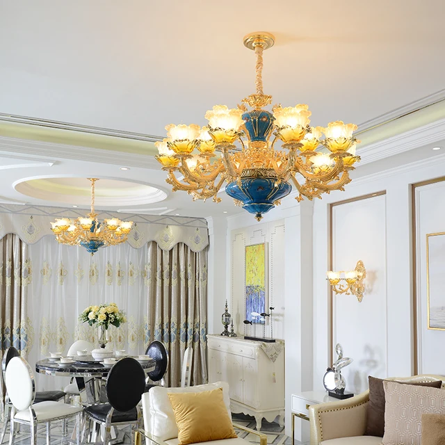 Candelabros de cristal de estilo francés lámparas de dormitorio