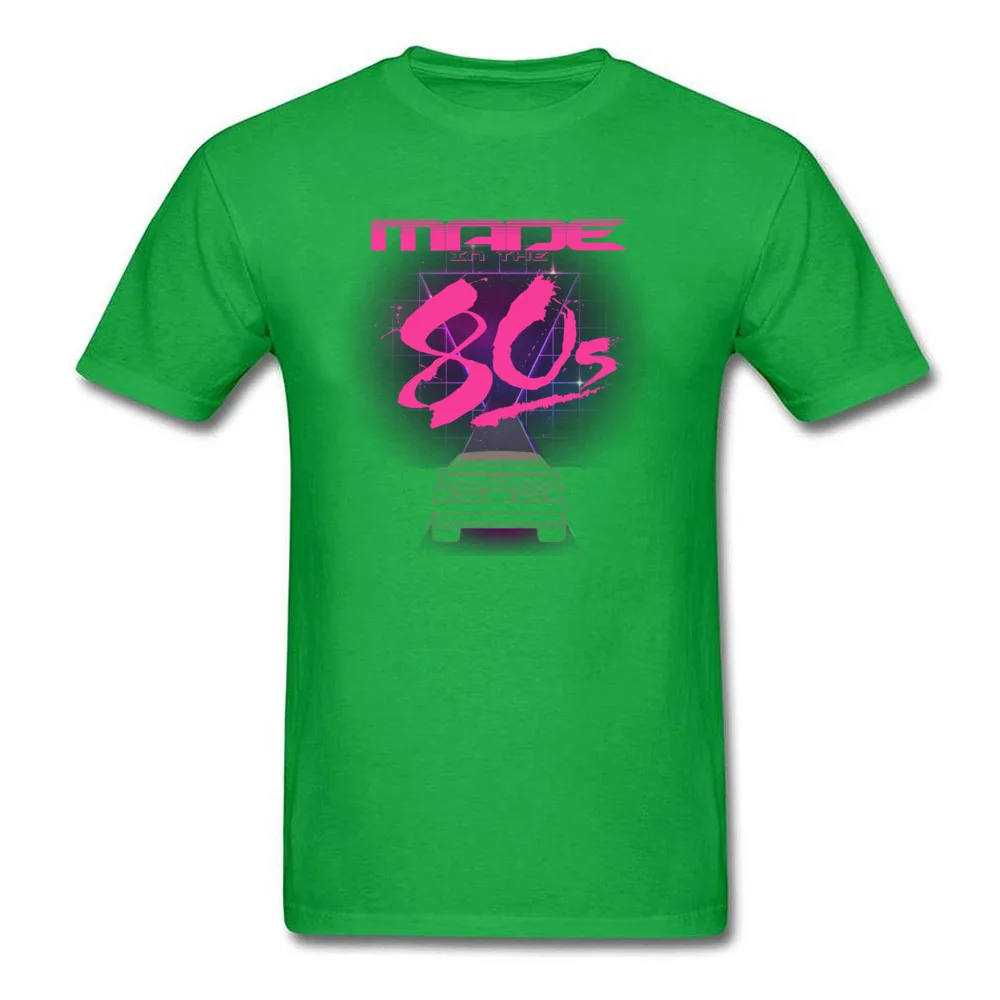 Men Fashion Casual Tees O Neck Summer Autumn 100% Cotton Fabric T-Shirt Comics Short Sleeve Made in the 80s Tshirts Made in the 80s green