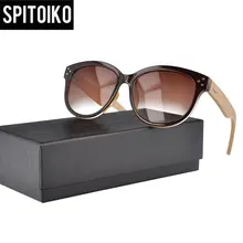 UV400 солнцезащитные очки пластмассовые очки с декорартивными металлическими частями бамбуковые очки с дужками солнцезащитные очки 5005