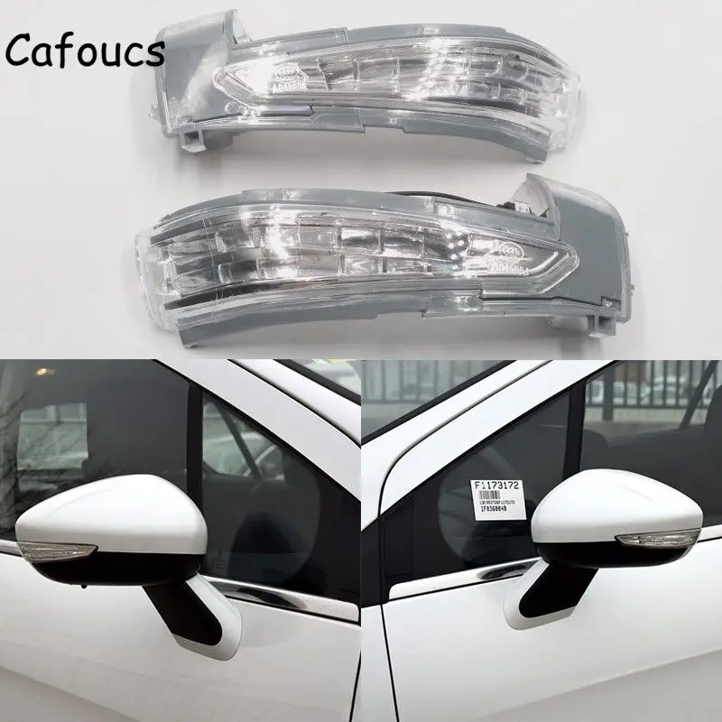 Cafoucs для peugeot 508 2012- автомобильные поворотные сигнальные огни для peugeot 308 2012- боковые лампы заднего вида со светодиодными лампами