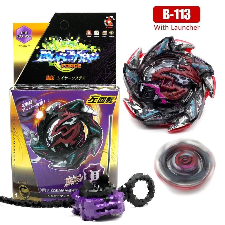 Полный стиль Beyblade Burst набор золота B131 B106 B122 игрушки Арена Bey Blade средство для запуска Beyblade Bable Слива Fafnir Phoenix - Цвет: B-113