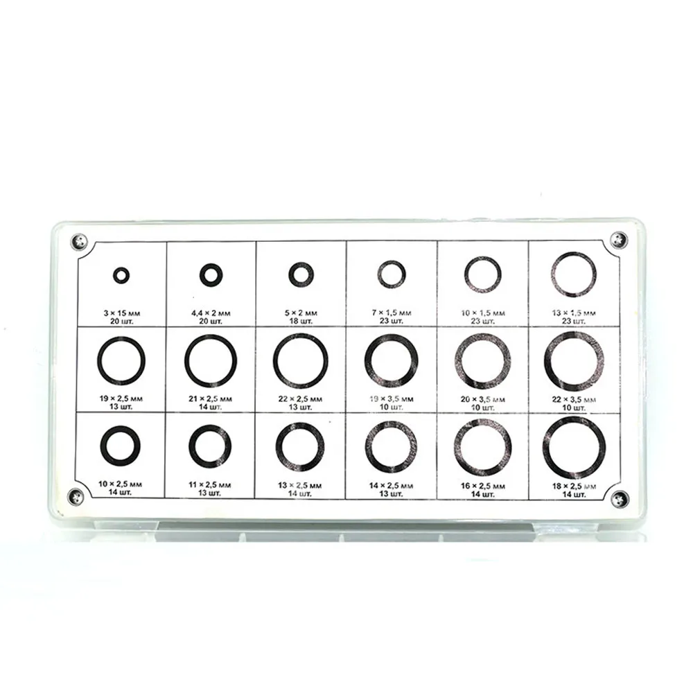 Metric O-Ring Washer Assortment 18 Popular Sizes Plastic Case C