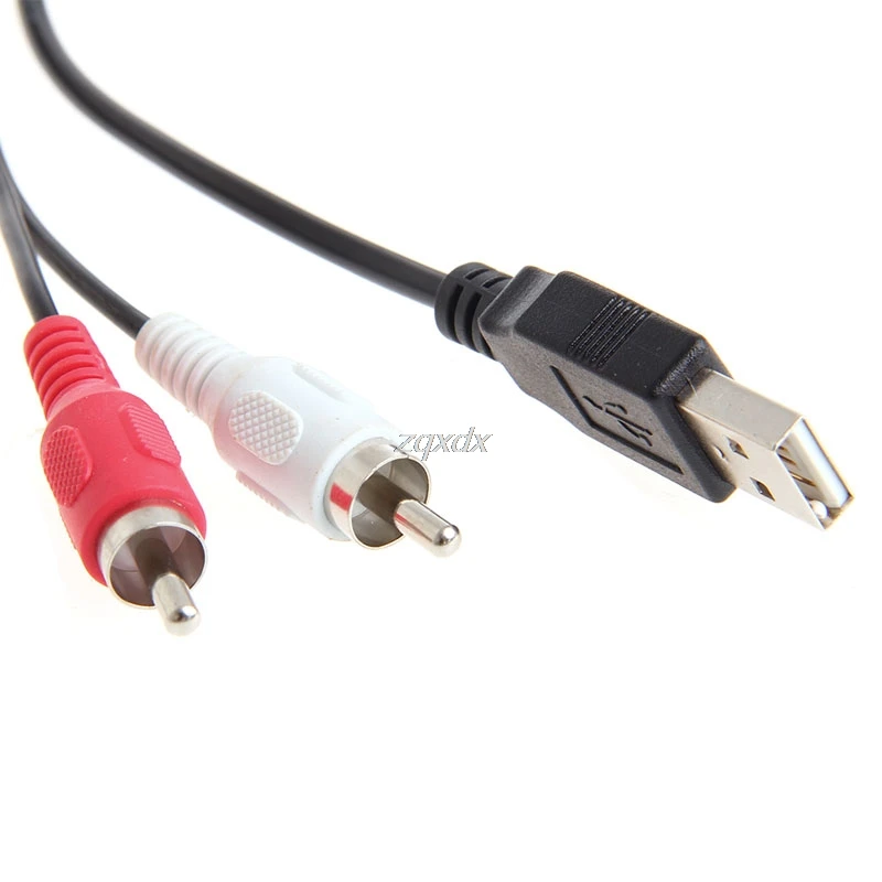 1 м 3 5 мм USB AUX стерео кабель гнездо к 2 RCA Мужской автомобиль лодка мотор