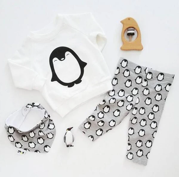 Комплект одежды для девочек и мальчиков Ropa de bebe комплект из 3 предметов топ + штаны