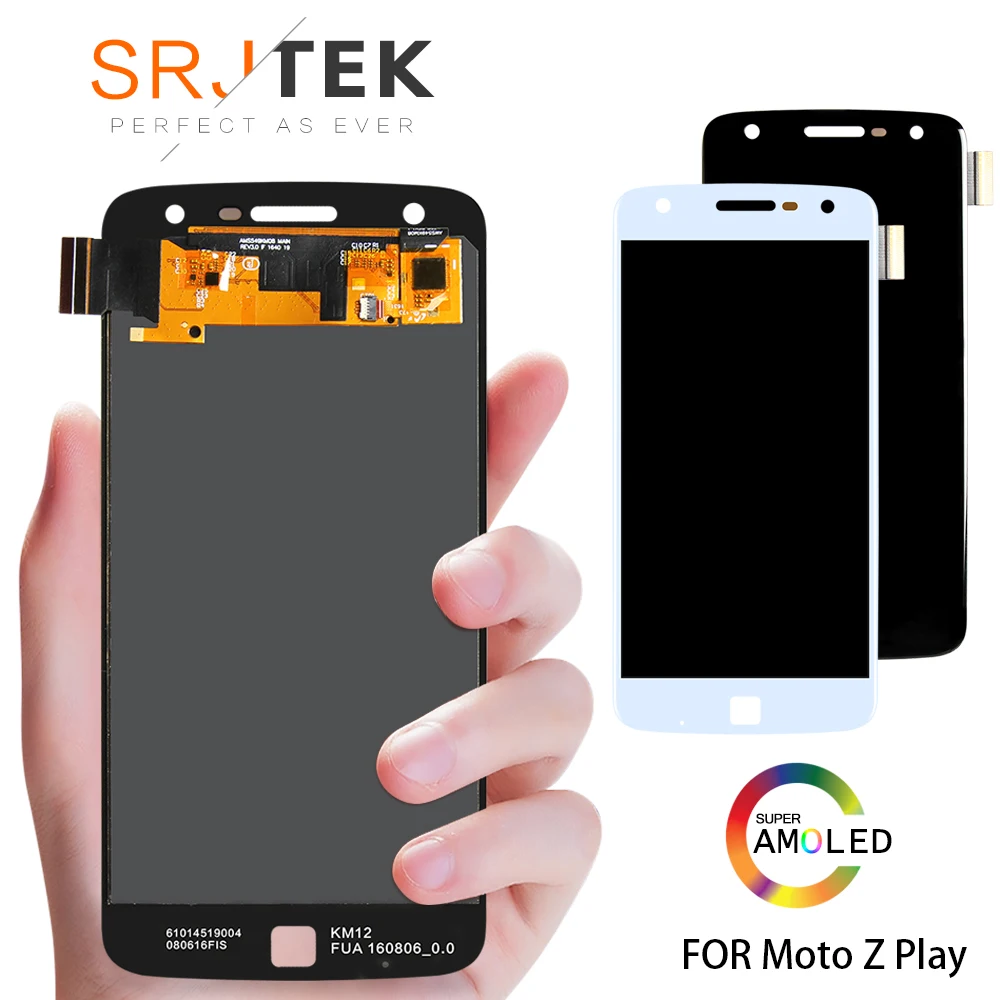 

5.5" AMOLED OLED Display For Motorola Moto Z Play LCD Touch Screen Replacement For Moto Z Play Display XT1635 XT1635-02