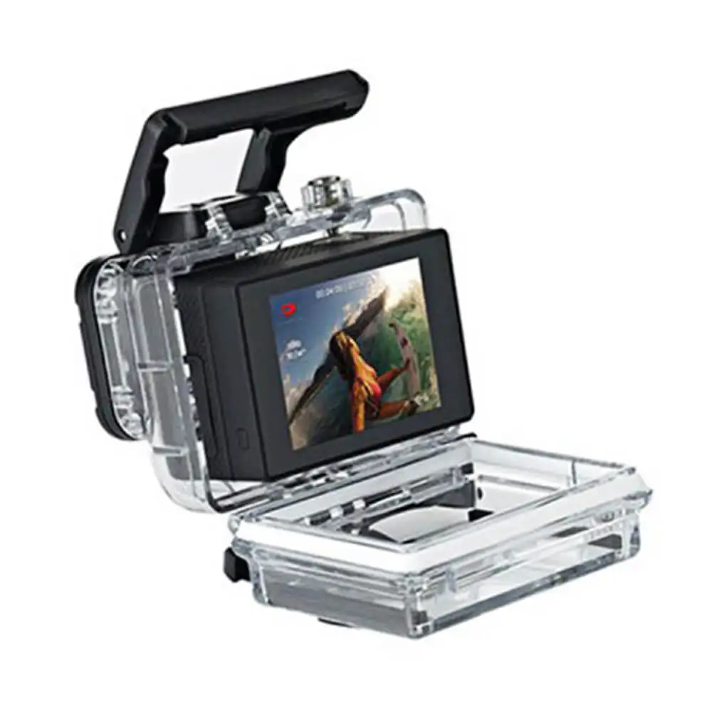 Gopro Hero 3 Accessories 60M Underwater Waterproof LCD Version Housing Case+Gopro LCD BacPac Display Screen For Gopro Hero 3 (9)