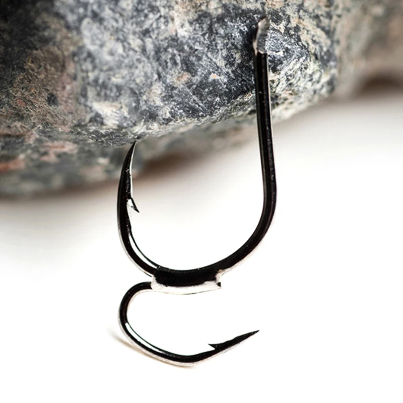 10Pcs/lot High Carbon Steel Fishing Hook Size 5#-12# Strong Double Barbed Hook for Soft Lure Jig Fishing Tackle Accessories DG11