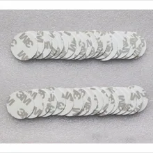 100 шт./лот с клеящим веществом 3м круглый Форма с фокусным расстоянием 25 мм NFC тег Ntag216 888 байт кляссерный лист для монет карты памяти, используемые для Android, IOS и все телефон с ближней бесконтактной связью